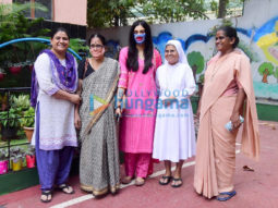 Photos: Adah Sharma snapped at Auxilium Convent High School, Bandra