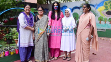 Photos: Adah Sharma snapped at Auxilium Convent High School, Bandra