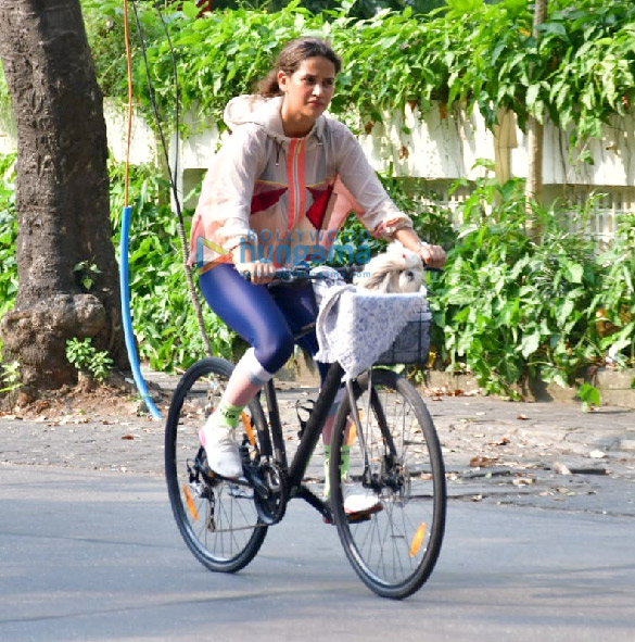 Photos: Aisha Sharma spotted cycling in Bandra