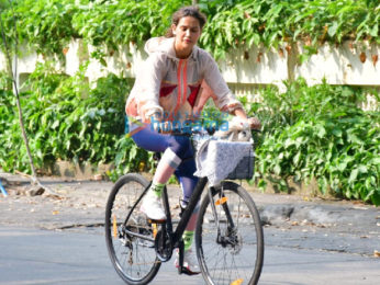 Photos: Aisha Sharma spotted cycling in Bandra