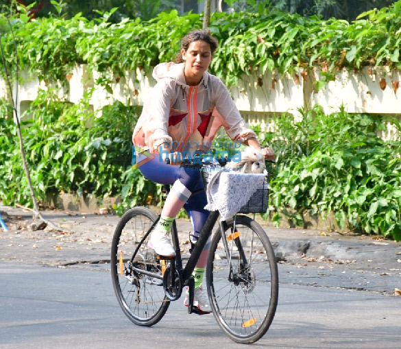 photos aisha sharma spotted cycling in bandra 2