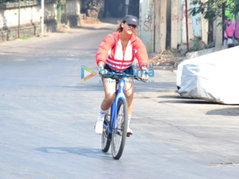 Photos: Aisha Sharma spotted cycling in Bandstand
