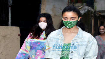 Photos: Alia Bhatt spotted with sister and mom in Bandra