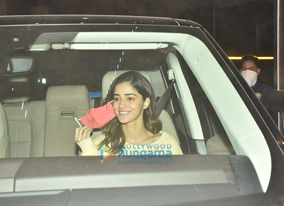 Photos: Ananya Panday, Shakun Batra and Dhairya Karwa snapped in Bandra