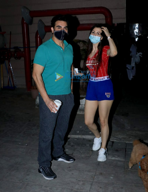 photos arbaaz khan and georgia andriani snapped in bandra 2