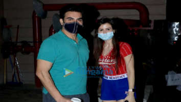 Photos: Arbaaz Khan and Giorgia Andriani snapped in Bandra