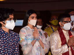 Photos: Athiya Shetty for Laxshmi Poojan at BSE