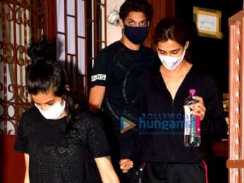 Photos: Tiger Shroff and Disha Patani spotted at dubbing studio