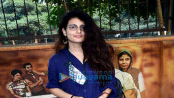 Photos: Fatima Sana Shaikh and Mukesh Chhabra snapped in Versova