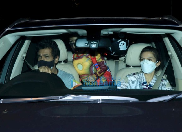Photos: Nikhil Dwivedi snapped with wife and son at Kareena Kapoor Khan’s Halloween party