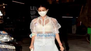 Photos: Nimrat Kaur snapped at the Adidas store in Khar