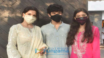 Photos: Shanaya Kapoor and others snapped at Boney Kapoor’s house in Lokhandwala