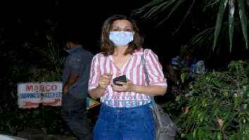 Photos: Sonali Bendre snapped after a shoot in Bandra
