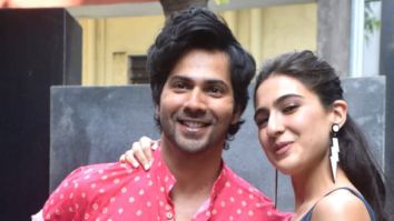 Photos: Varun Dhawan, Sara Ali Khan, Jaaved Jaaferi and others snapped at Coolie No.1 promotions