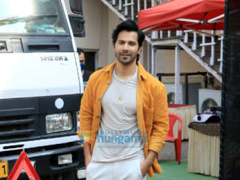 Photos: Varun Dhawan snapped while promoting Coolie No.1