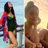 Rakul Preet Singh enjoys Maldives vacation in olive green swimsuit; shares a photo with her brother