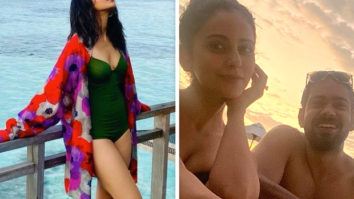 Rakul Preet Singh enjoys Maldives vacation in olive green swimsuit; shares a photo with her brother