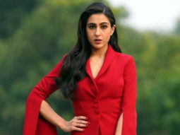 Sara Ali Khan looks ravishing in red for the Coolie No. 1 trailer launch