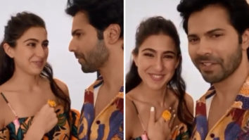 Sara Ali Khan’s ‘knock knock’ joke stumps Varun Dhawan, watch video