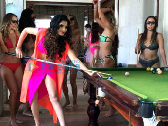 Shaan and Sonali Raut snapped during 'Sniper' song shoot