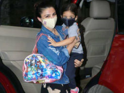 Neha Dhupia & Soha Ali Khan spotted with their daughters in Bandra
