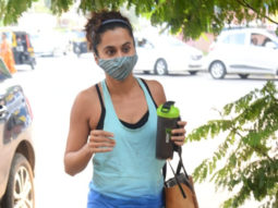 Taapsee Pannu spotted pre-salon session at Kromakay Juhu