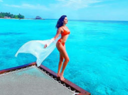 Tara Sutaria poses in a red hot bikini as she celebrates her birthday in Maldives