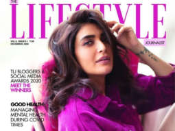 Karishma Tanna on the cover of The Lifestyle Journalist, Dec 2020