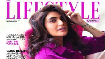 Karishma Tanna on the cover of The Lifestyle Journalist, Dec 2020