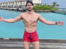WATCH: Red shorts clad Tiger Shroff does a flawless flip in the ocean in Maldives