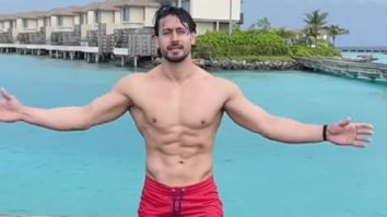 WATCH: Red shorts clad Tiger Shroff does a flawless flip in the ocean in Maldives
