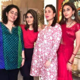 Kareena Kapoor Khan says 'Ladies and no Gentlemen' as she poses with her family on Karwa Chauth