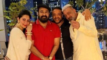 Mohanlal celebrates Diwali with Sanjay Dutt and family in Dubai; pics go viral