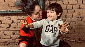 Kareena Kapoor Khan and Taimur try their hand at pottery; the little one is amused and happy