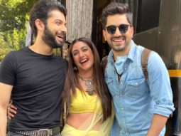 Zain Imam meets Naagin 5 stars Surbhi Chandna and Sharad Malhotra, the trio poses happily
