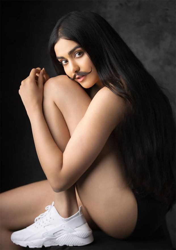 PICTURES: Adah Sharma goes TOPLESS in her latest photoshoot, sports a moustache