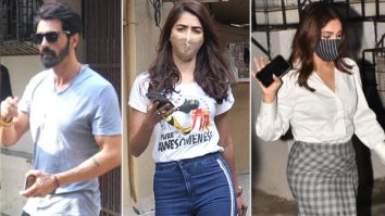Arjun Rampal, Pooja Hegde and Bhumi Pednekar spotted at Bandra