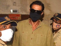 Arjun Rampal snapped while leaving the NCB office
