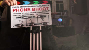 On the sets of the movie Bhoot Police