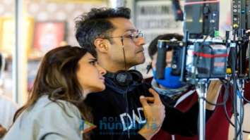 On The Sets Of The Movie Chandigarh Kare Aashiqui