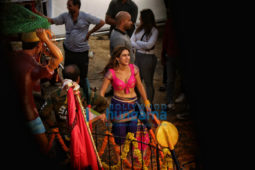 On the sets of the movie Coolie No.1