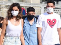 Deepika Padukone and Siddhant Chaturvedi spotted at Gateway of India