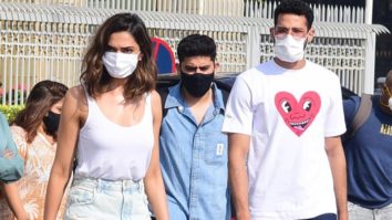 Deepika Padukone and Siddhant Chaturvedi spotted at Gateway of India