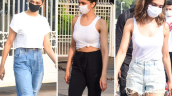 Deepika Padukone shows you how to opt for comfort style by pairing plain white t-shirt in three different ways