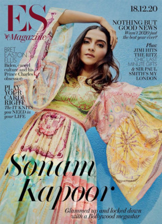 Sonam Kapoor Ahuja On The Cover Of ES Magazine