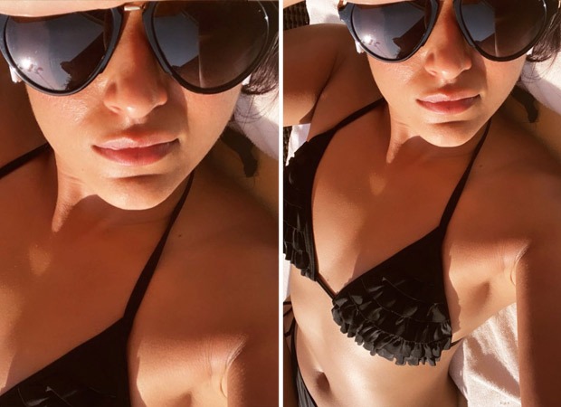 Ileana D’cruz raises the temperature in a black bikini as she soaks in the sun 