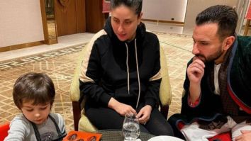 Kareena Kapoor Khan and Saif Ali Khan observe the newest connoisseur of desserts, Taimur Ali Khan