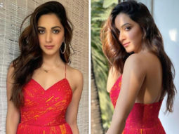 Kiara Advani is all about elegance in Saaksha and Kinni abstract dress for Indoo Ki Jawani promotions