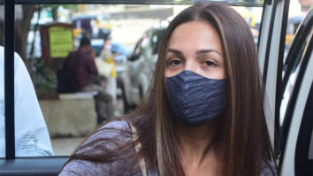 Malaika Arora snapped at a salon in Bandra