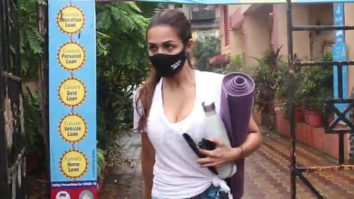 Malaika Arora spotted at Diva Yoga in Bandra